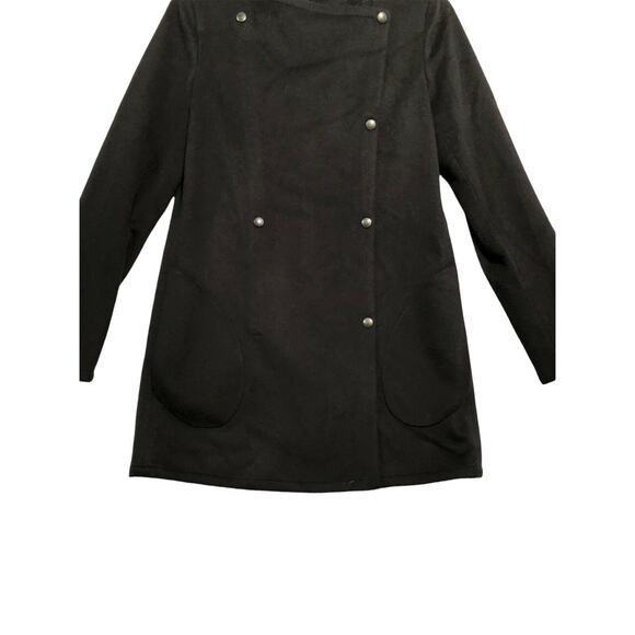 AKRIS punto Coat Women’s Size 4 Wool Black - Picture 2 of 11